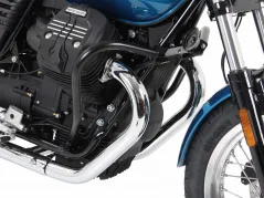 Barra de protección del motor - negra para Moto Guzzi V 7 III stone / special / Anniversario / Racer de 2017