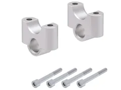 Elevador de manillar de 35 mm color plata para BMW R 1200 GS LC Adventure (2014-2018)