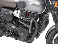 Barra de protección del motor - negra para Triumph Bonneville T 120 / Black de 2016