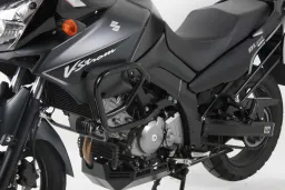 Barra de protección del motor - negra para Suzuki DL 650 V-Strom hasta 2011