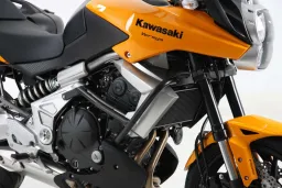 Barra de protección del motor - negra para Kawasaki Versys 650 2010-2014