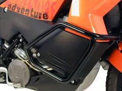 Barra de protección del motor - negra para KTM 950/990 Adventure LC 8