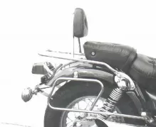 Sissybar con cremallera trasera para Yamaha XV 535