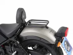 Solorack con respaldo - negro para Honda CMX500 Rebel de 2017