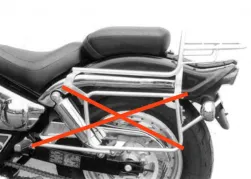 Tube Topcasecarrier - cromo para Suzuki VZ 800 Marauder