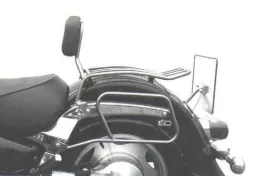 Alforja portatubos para bolsos de cuero - cromo para Suzuki VL 1500 Intruder