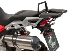 Portaequipaje Alurack negro para Moto Guzzi V 85 TT / Strada / Travel (2024-)