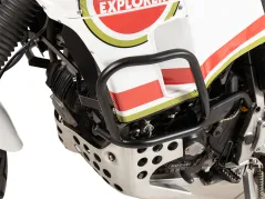 Barra de protección del motor - negra para Cagiva Elefant 750 i.e. / GT / AC / Elefant 900/950 i.e. / GT