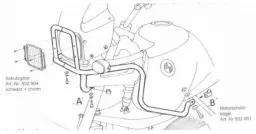 Tankguard - cromo para BMW R 850/1100 GS