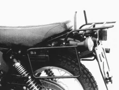 Conjunto de portaequipajes lateral y superior - negro para Yamaha XT 500 hasta 1985