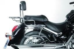 Alforja portatubos para bolsos de cuero - cromo para Suzuki C 1800 (VL) R hasta 2010