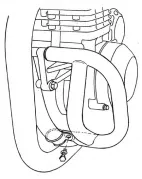 Barra de protección del motor - cromo para Kawasaki Zephyr 1100