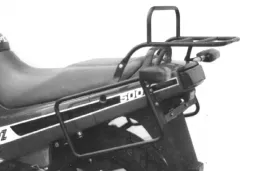 Conjunto de portaequipajes lateral y superior - negro para Kawasaki GPZ 500 S hasta 1993