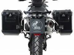 Sidecarrier Recorte de acero inoxidable incl. Cajas laterales negras Xplorer para KTM 790 Adventure / R (2019-)