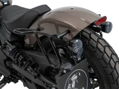 Portabultos de cuero con recorte para Indian Scout Bobber (2025-)