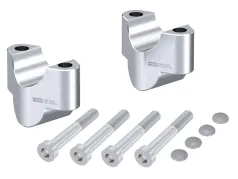 Elevador de manillar para KTM 690 Enduro / R (2008-2016), 25 mm, plateado