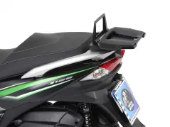 Alurack topcasecarrier - negro en combinación con cremallera trasera OEM - negro para Kawasaki J 125/300 de 2014