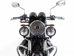 Twinlight Zusatzscheinwerfer (Fernlicht) inkl. Halter und Kabel schwarz para Moto Guzzi V7 Special/Stone/Centenario (850 ccm) (2021-)