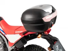 Topcase - Set Journey topcase 40 negro/plata incl. portaequipajes para Honda CRF 300 L (2021-)