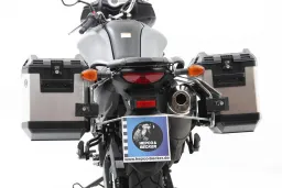 Sidecarrier Recorte de acero inoxidable incl. Cajas laterales de recorte Xplorer para Suzuki V-Strom 650 ABS (2012-2016)