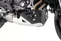 Placa de protección del motor - plateada / negra para Kawasaki Versys 650 de 2015