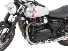 Barra de protección del motor - negra para Triumph Street Twin de 2016