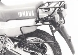 Sidecarrier permanente montado - negro para Yamaha XT 600 T? N? R? 1988-1990