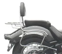 Alforja portatubos para bolsos de cuero - cromo para Yamaha XVS 1100 Drag Star