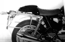 Sidecarrier permanente montado - cromo para Triumph Thruxton hasta 2015
