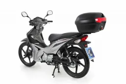 Topcase - Set Journey 40 negro incl. soporte para Honda Wave 110 i