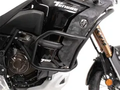 Barra de protección del motor &quot;Solid&quot; negra para Yamaha Ténéré 700 World Raid (2022-)