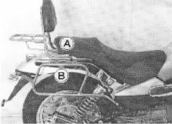 Barra estabilizadora sin soporte trasero para Moto Guzzi Nevada Classic V 750 ie / Aquilia Nera 2004-2009