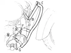 Barra de protección del motor - cromo para Honda VT 750 C2 de 1997