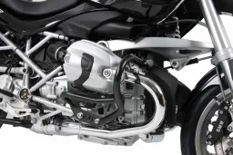 Barra de protección del motor - negra para BMW R 1200 R 2011-2014