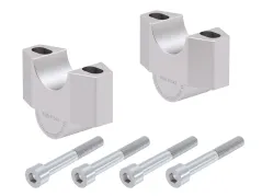 Elevador de manillar para Honda X-ADV (2017-2024), 30 mm, plateado