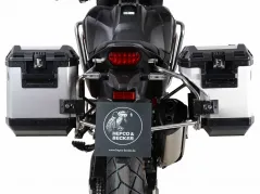 Sidecarrier Recorte de acero inoxidable incl. Cajas laterales Xplorer Cutout para Honda CRF 1100 L Africa Twin (2019-)