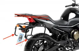 Sidecarrier Lock-it - negro para Yamaha XJ 6 Diversion 2009-2012