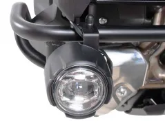 Juego de adaptadores schwarz para faros auxiliares originales para combinación con barra de protección de motor Hepco&amp;Becker para Honda NT 1100 (2022-)