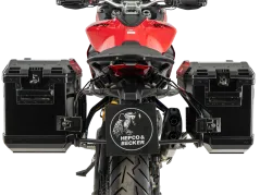 Recorte para portaequipajes lateral negro incl. maletas laterales Xplorer negras para Ducati Multistrada V2 / S (2025-)