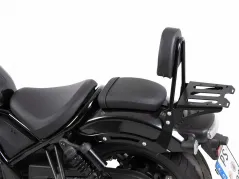 Sissybar con Gepäckträger schwarz para Honda CMX 1100 Rebel (2021-)
