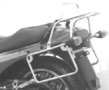Conjunto de portaequipajes lateral y superior - negro para Kawasaki GPZ 750/900 R