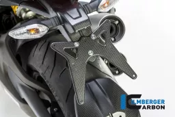 Soporte de matrícula Carbon Ducati Monster 1200/1200 S superficie mate