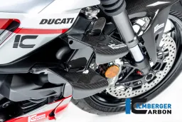 tapa del radiador derecha brillo Ducati Streetfighter V2