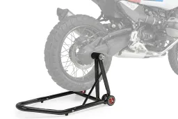 Caballete trasero para basculante monobrazo con transmisión lado derecho