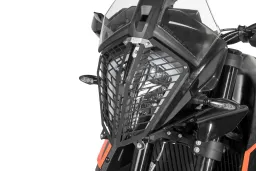 Protector de faro con cierre de liberación rápida para KTM 890 Adventure/R (-2022), 790 Adventure/R (-2024), 390 Adventure (2021-2024) *SOLO PARA USO FUERA DE CARRETERA*