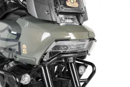 Protector de faro Makrolon con cierre de liberación rápida para Harley-Davidson RA1250 Pan America *SOLO PARA USO FUERA DE CARRETERA*