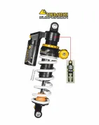 Amortiguador de suspensión Touratech para KTM 790 Adventure R / KTM 890 Adventure R, tipo Extreme
