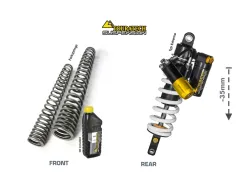 Touratech Suspension WTE Extreme-SET Tieferlegung -35mm für Yamaha 700 Ténéré (2019-2024)