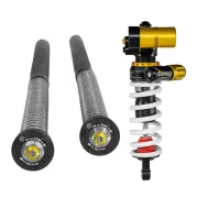 Kit de suspensión Touratech para KTM 790 Adventure R / KTM 890 Adventure R / Norden 901 Expedition Extreme2 Amortiguador + Cartucho Extreme