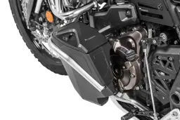 Werkzeugbox mit Motorsturzbügel - Nachrüstsatz - linke Seite, Edelstahl für Yamaha Tenere 700